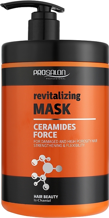 Maska regenerująca do włosów zniszczonych i wysoce porowatych - Prosalon Ceramide Force — Zdjęcie N1
