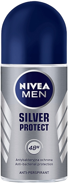 Zestaw - NIVEA MEN Silver Protect (foam/200ml + ash/balm/100ml + deo/50ml + sh/gel/250ml) — Zdjęcie N6