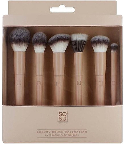 Zestaw pędzli do makijażu - Sosu By SJ Luxury Brush Collection  — Zdjęcie N1