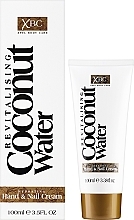 Krem do rąk i paznokci z wodą kokosową - Xpel Marketing Ltd Coconut Water Hand & Nail Cream — Zdjęcie N2