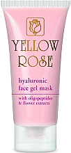 Żelowa maska do twarzy z kwasem hialuronowym - Yellow Rose Hyaluronic Face Gel Mask (tuba) — Zdjęcie N1