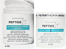 Złuszczające płatki do twarzy - Peter Thomas Roth Peptide 21 Amino Acid Exfoliating Peel Pads — Zdjęcie N2
