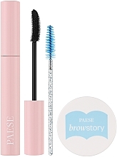 Zestaw - Paese Eyestory Set (eyebrow brush/1pc + mascara/9ml + eyebrow soap/8g) — Zdjęcie N1