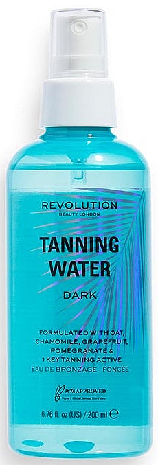 Samoopalająca woda do ciała - Makeup Revolution Tanning Spray Dark — Zdjęcie N1