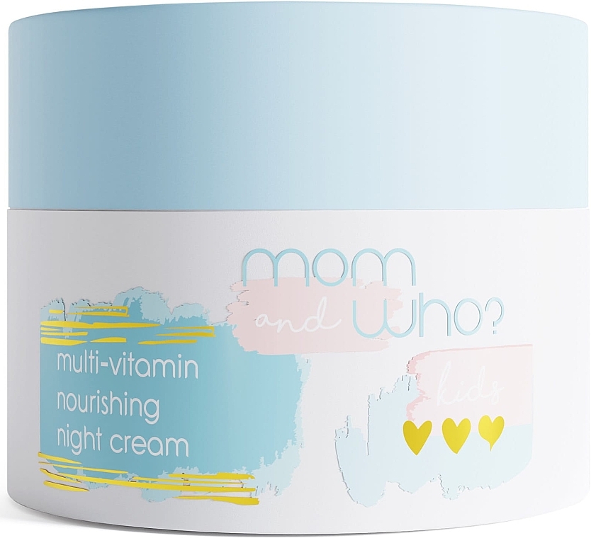 Multiwitaminowy krem na noc dla dzieci - Mom And Who Kids Multi-Vitamin Night Cream — Zdjęcie N1