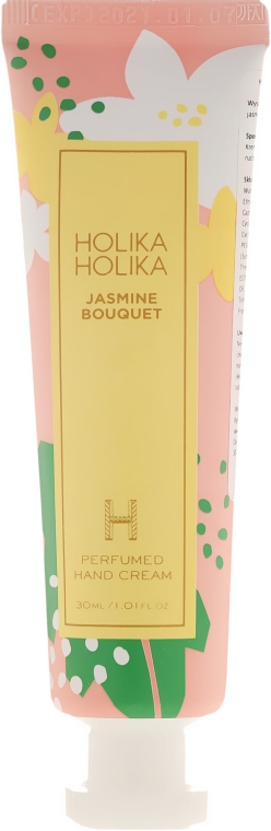 Perfumowany krem do rąk Jaśminowy bukiet - Holika Holika Jasmine Bouquet Perfumed Hand Cream — Zdjęcie N1