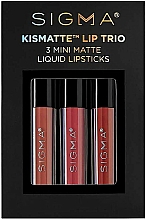 Kup Zestaw szminek do ust - Sigma Beauty Kismatte Lip Trio (lipstick/3*1.4g)