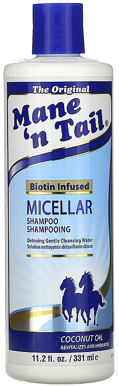 Szampon micelarny - Mane 'n Tail Micellar Shampoo Biotin Infused Coconut Oil — Zdjęcie N1