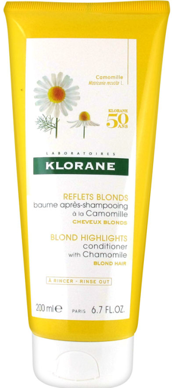 Odżywka z ekstraktem z rumianku do włosów blond - Klorane Blond Highlights Conditioner With Chamomile — Zdjęcie N1