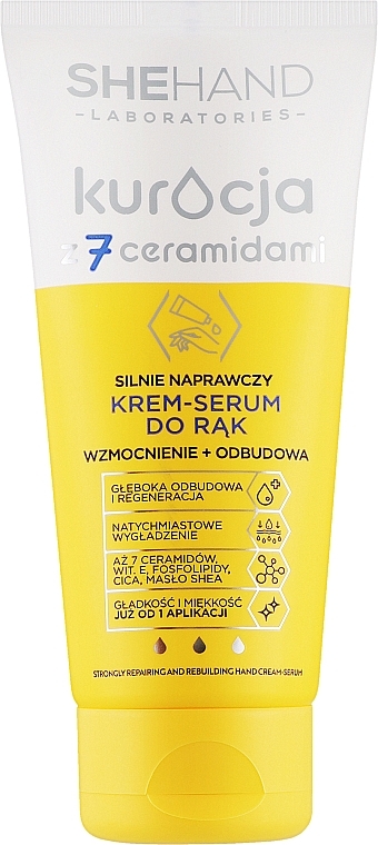 Rewitalizujący krem-serum do rąk - SheHand Treatment with 7 ceramides — Zdjęcie N1
