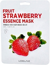 Kup Maseczka do twarzy z ekstraktem truskawkowym - Lebelage Fruit Strawberry Essence Mask 
