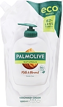 Kremowe mydło w płynie do rąk Mleko i Migdał zapas 1l - Palmolive Naturals Milk & Almond  — Zdjęcie N1
