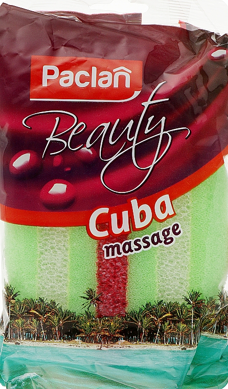 Gąbka do kąpieli i masażu Cuba - Paclan Beauty Cuba Massage — Zdjęcie N1