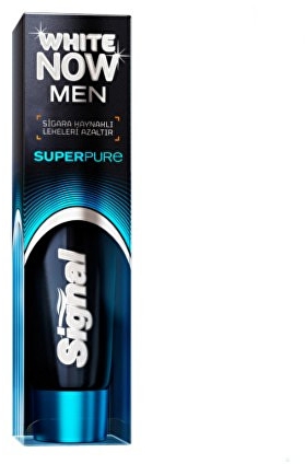 Pasta do zębów dla mężczyzn z wybielającym efektem - Signal White Now Men Super Pure