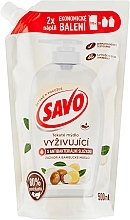 Mydło w płynie z imbirem i masłem shea - Savo Ginger & Shea Butter Liquid Soap (refill) — Zdjęcie N1