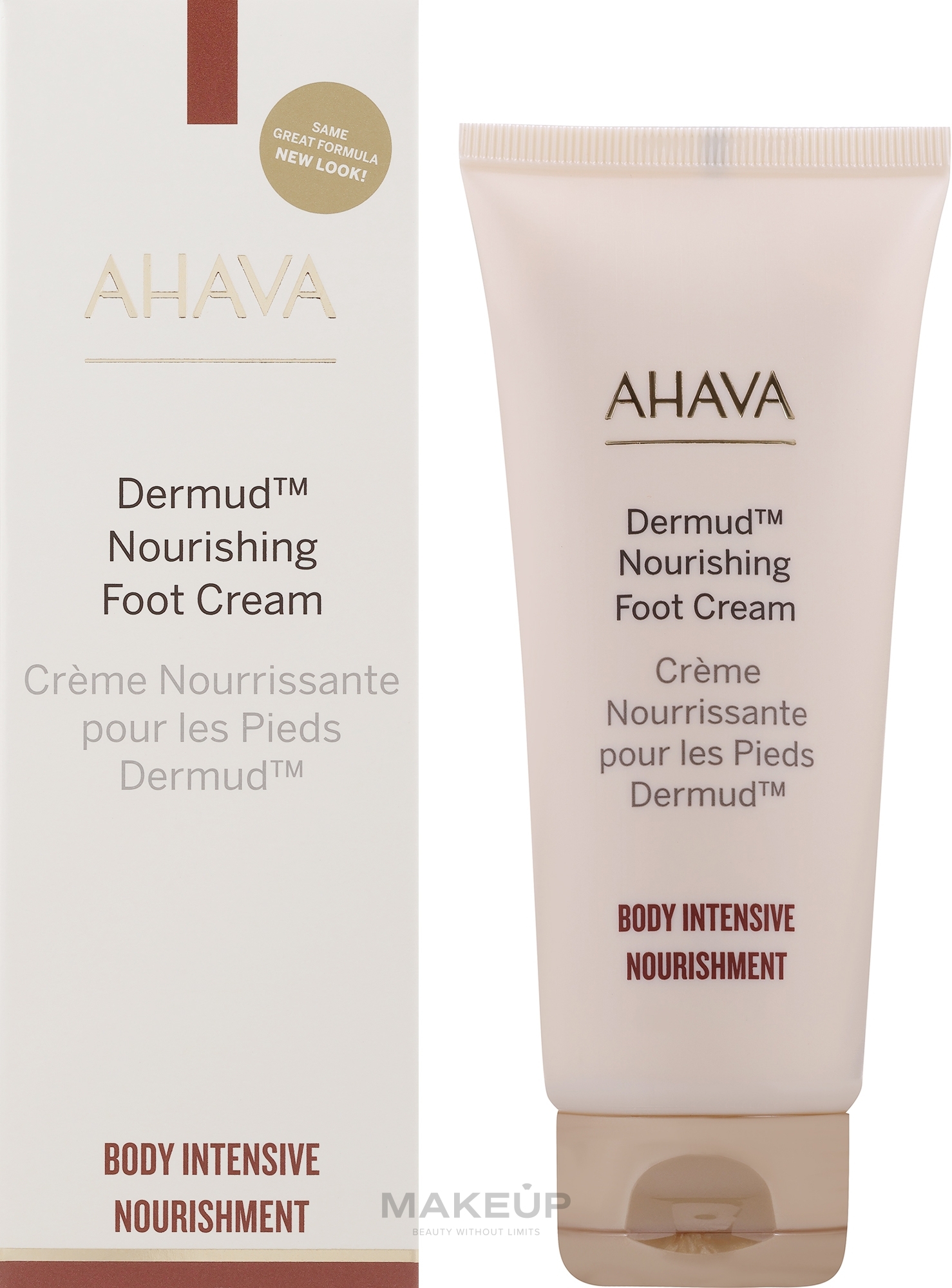 Intensywny krem do nóg do skóry suchej i wrażliwej - Ahava Leave-on Deadsea Mud Foot Cream Dry/Sensitive Skin Relief — Zdjęcie 100 ml
