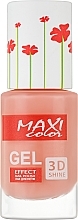 Lakier do paznokci z żelowym efektem - Maxi Color Gel Effect Hot Summer — Zdjęcie N1