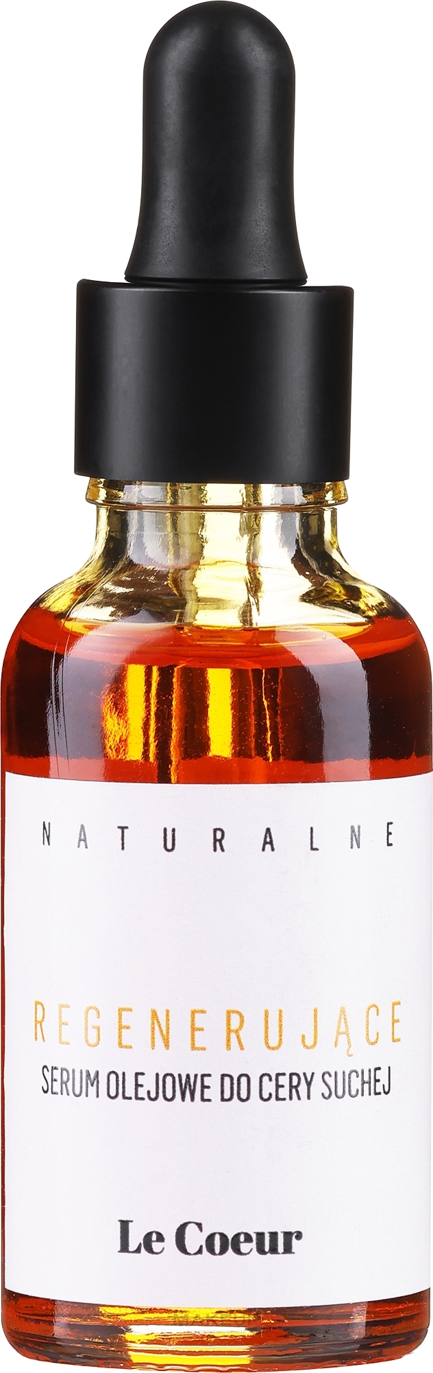 Regenerujące serum olejowe do twarzy z olejem z rokitnika i alfa-bisabololem - Le Coeur — Zdjęcie 30 ml