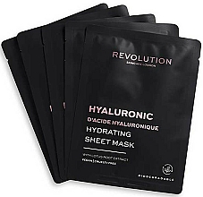 Nawilżająca maska ​​w płachcie do twarzy - Revolution Skincare Hyaluronic Hydrating Acid Sheet Mask — Zdjęcie N1