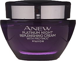 Liftingująco-przeciwzmarszczkowy krem na noc z protinolem - Anew Platinum Night Replenishing Cream With Protinol — Zdjęcie N3