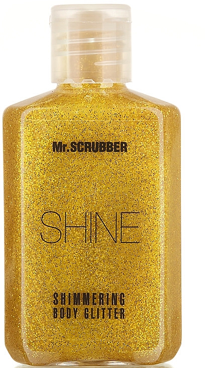 Lśniący brokat do ciała, złoty - Mr.Scrubber Shine Shimmering Body Glitter — Zdjęcie N1