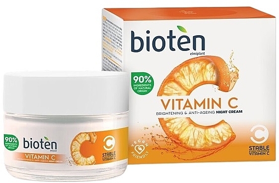 Krem do twarzy na noc z witaminą C - Bioten Vitamin C Night Cream — Zdjęcie N1