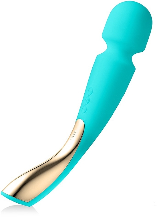 Masażer intymny, błękitny - Lelo Smart Wand 2 Large Aqua Massager Vibrator — Zdjęcie N1