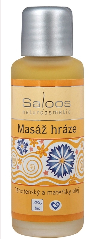 Olejek do masażu miejsc intymnych dla kobiet w ciąży - Saloos — Zdjęcie N1
