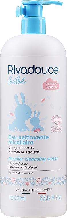 Organiczny płyn micelarny do mycia twarzy dla niemowląt i dzieci - Rivadouce Bebe Micellar Cleansing Water — Zdjęcie N1