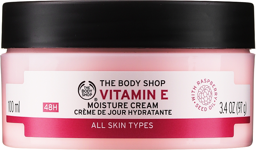 Nawilżający krem ​​do twarzy - The Body Shop Vitamin E Moisture Cream