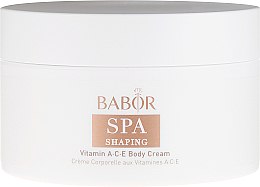 Modelujący krem do ciała z witaminami A, C, E - Babor SPA Shaping Vitamin A C E Body Cream — Zdjęcie N2