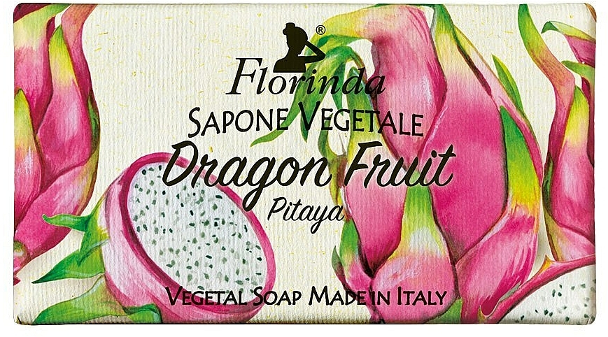 Mydło naturalne w kostce Smoczy owoc - Florinda Dragon Fruit Natural Soap — Zdjęcie N1