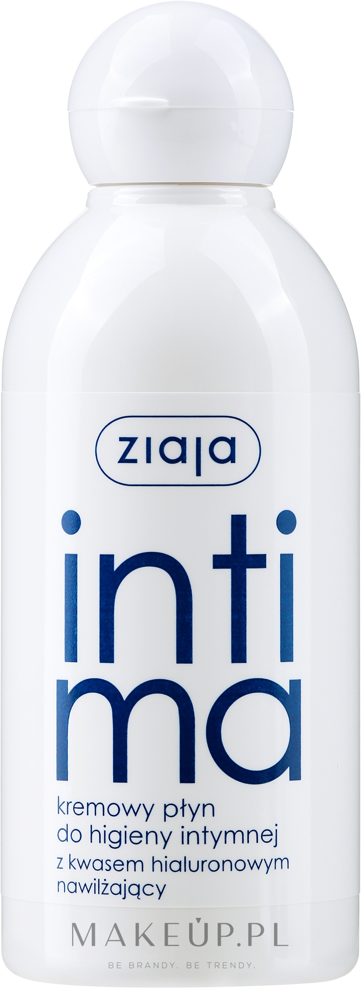 Kremowy płyn do higieny intymnej z kwasem hialuronowym - Ziaja Intima — Zdjęcie 200 ml