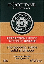 Intensywnie regenerujący szampon do włosów w kostce - L'Occitane En Provence Intense Repair Solid Shampoo — Zdjęcie N1