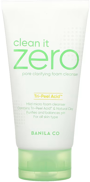 Oczyszczająca pianka do mycia twarzy - Banila Co Clean It Zero Pore Clarifying Foam Cleanser — Zdjęcie N1