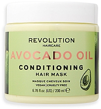 Maska do włosów - Makeup Revolution Avocado Oil Conditioning Hair Mask — Zdjęcie N1