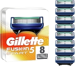 Wymienne ostrza do golenia, 8 szt. - Gillette Fusion5 Start Replacement Razor Blades Pack — Zdjęcie N2