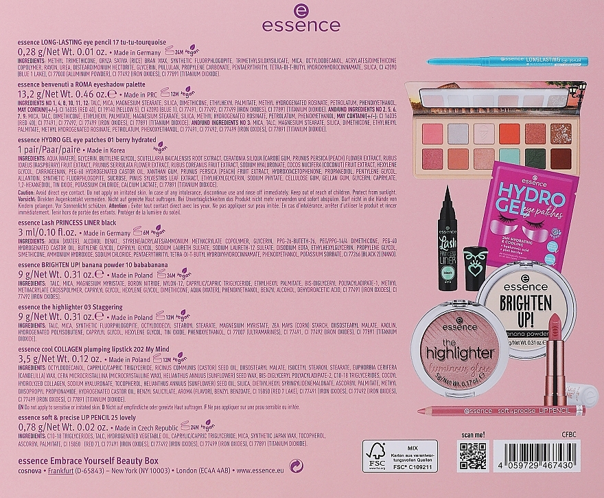 Zestaw Beautiful box, 8 produktów - Essence Embrance Yourself Beauty Box — Zdjęcie N3