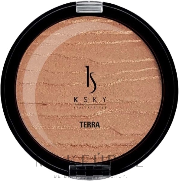 Bronzer do twarzy - KSKY Super Shine Bronzer — Zdjęcie KS 615 - Pearly Bronze Sand