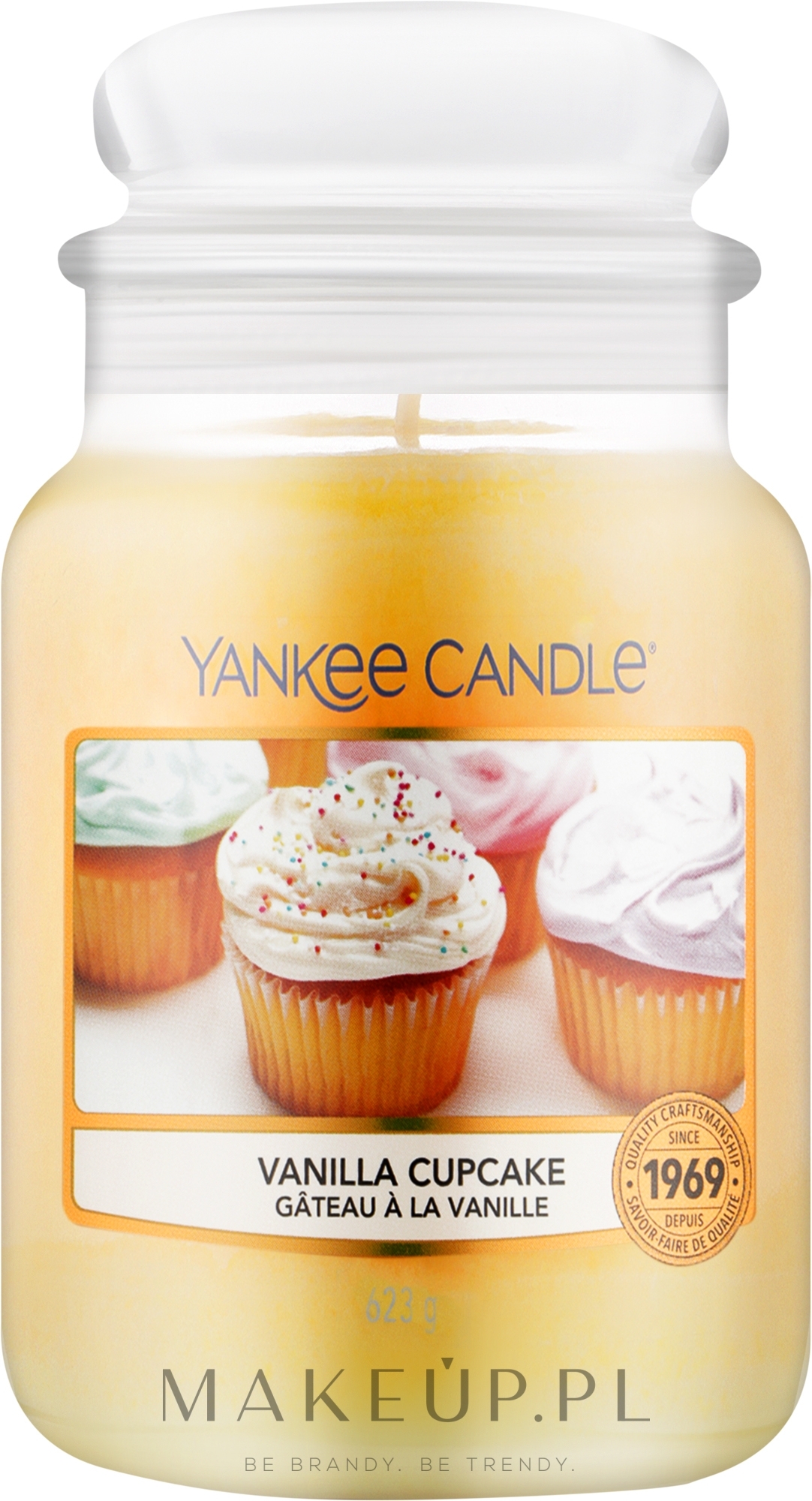 Świeca zapachowa w słoiku - Yankee Candle Vanilla Cupcake — Zdjęcie 623 g