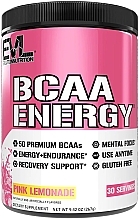 Suplement diety BCAA Energy, różowa lemoniada - EVLution Nutrition BCAA Pink Lemonade — Zdjęcie N1