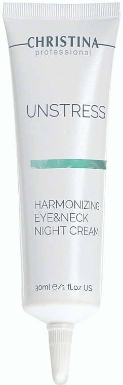 Normalizujący krem na szyję i do okolic oczu na noc - Christina Unstress Harmonizing Night Cream For Eye And Neck — Zdjęcie N1