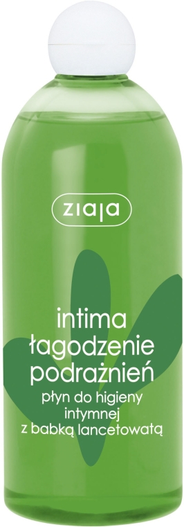 Płyn z babką lancetowatą do higieny intymnej Łagodzenie podrażnień - Ziaja Intima — Zdjęcie N1