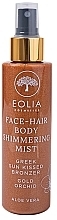 Rozświetlający spray do twarzy, włosów i ciała - Eolia Face, Hair & Body Shimmering Mist Gold Orchid — Zdjęcie N1