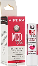 Koloryzujący balsam do ust - Vipera Med Club No 2 — Zdjęcie N2