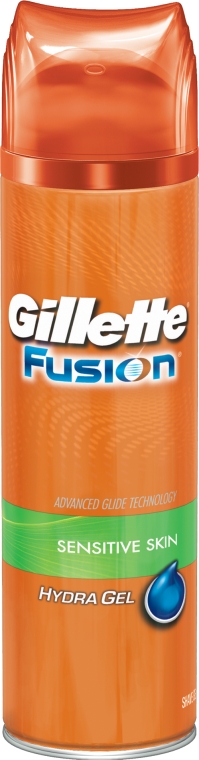 Żel do golenia do wrażliwej skóry - Gillette Fusion Sensitive Skin Hydra Gel