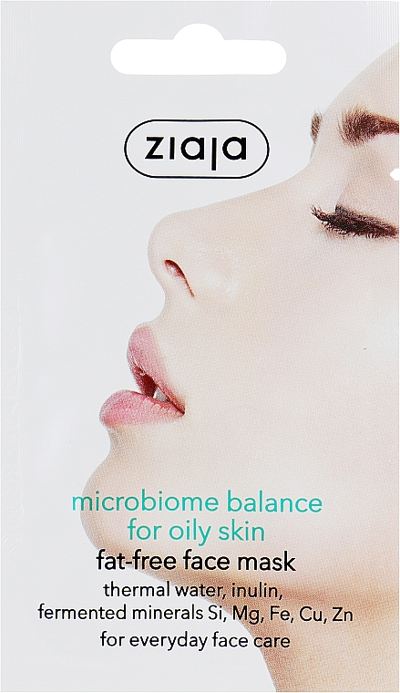 Maska do cery tłustej Równowaga mikrobiomu - Ziaja Microbiom Face Mask