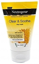 Maseczka do twarzy - Neutrogena Clear & Soothe Clay Mask — Zdjęcie N1