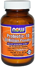 Probiotyki w proszku - Now Foods Probiotic-10, 50 Billion Powder — Zdjęcie N2