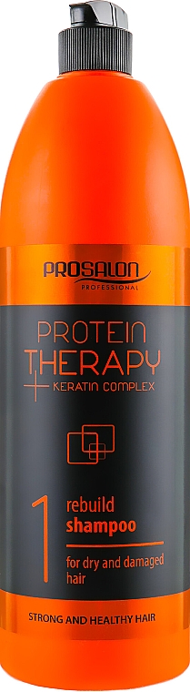 Odbudowujący szampon do włosów suchych i zniszczonych - Prosalon Protein Therapy + Keratin Complex — Zdjęcie N3